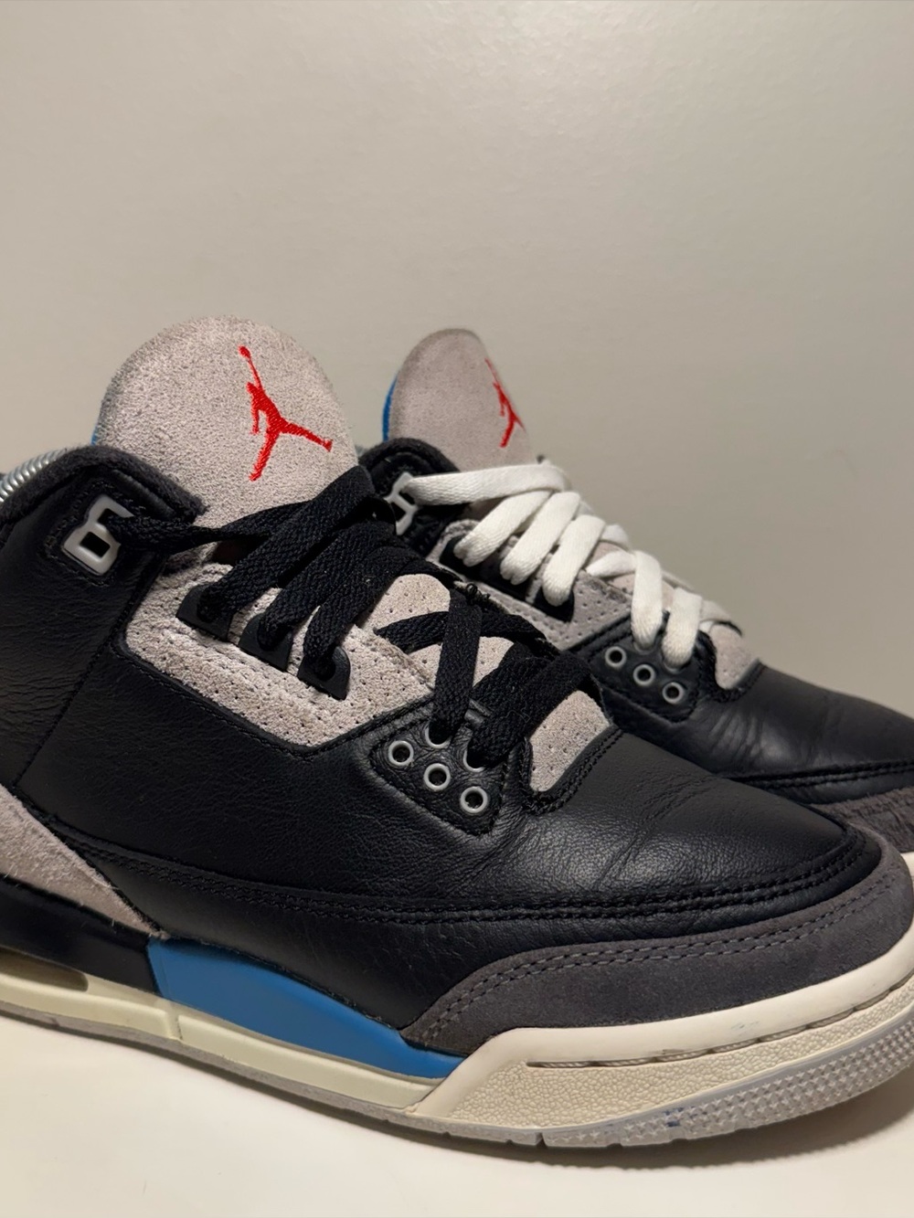 Air Jordan 3 Retro SP Rare Air Black Blue Youth Size 6Y Athletic Sneaker Running